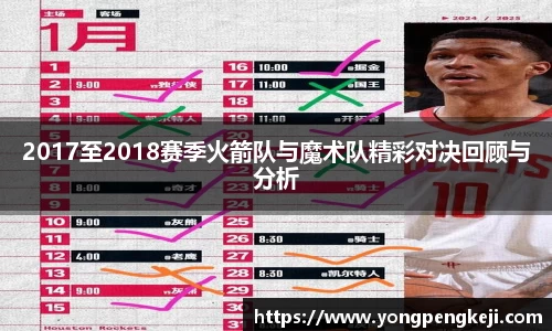 2017至2018赛季火箭队与魔术队精彩对决回顾与分析